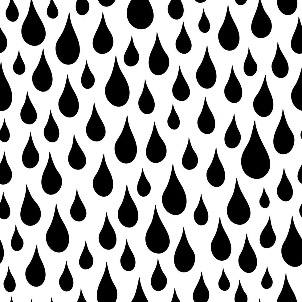 noir gouttelettes organisé dans polka sans couture vecteur modèle. contrasté et attirant surface art pour impression ou utilisation dans graphique conception projets.