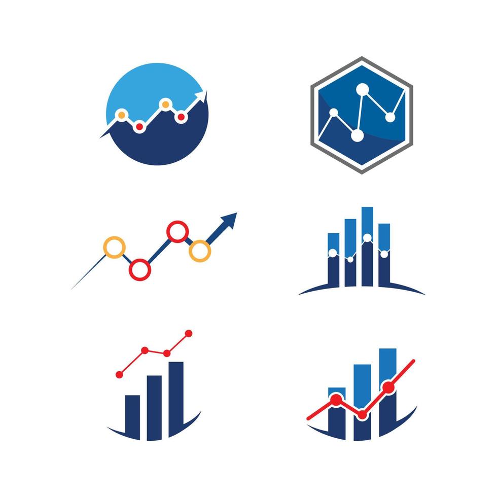 modèle de logo de finance d'entreprise vecteur