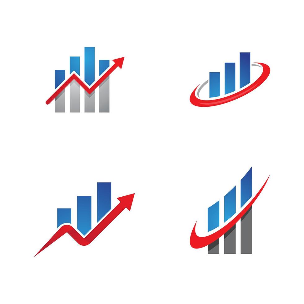 modèle de logo de finance d'entreprise vecteur