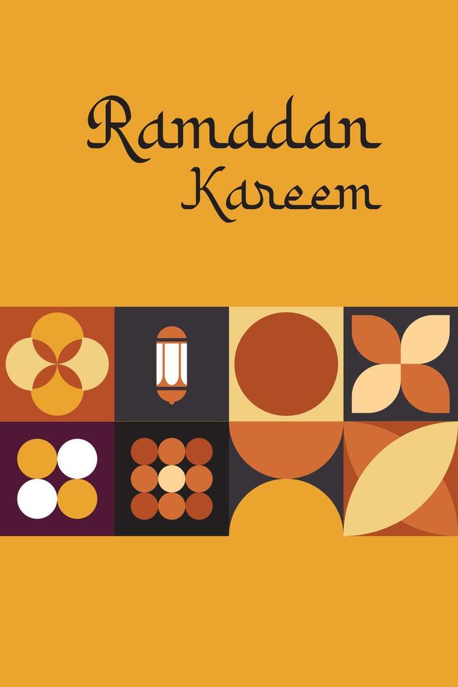 Ramadan kareem, islamique salutation carte modèle avec Ramadan pour fond d'écran conception, affiche, médias bannière. vecteur