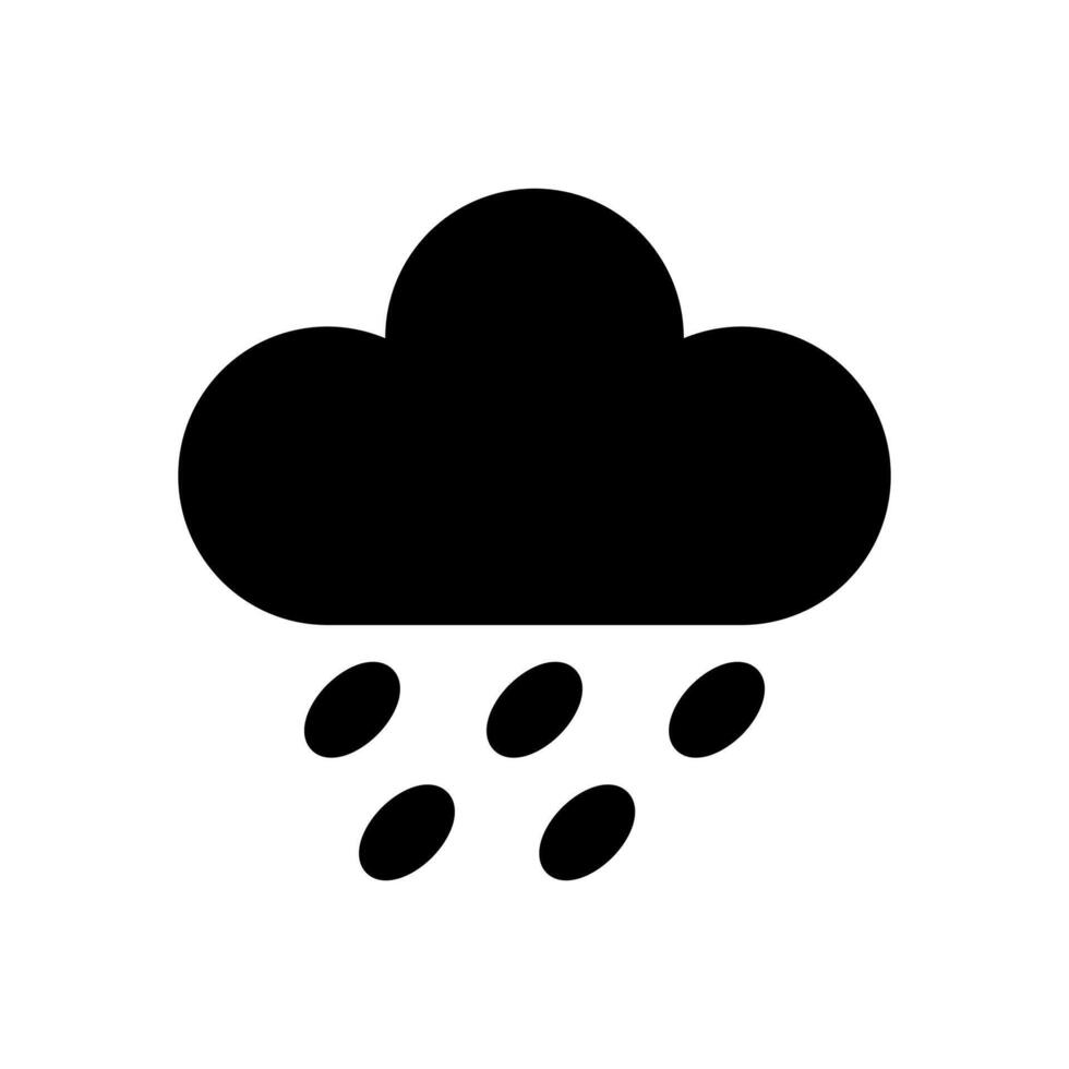 goutte de pluie icône symbole vecteur modèle