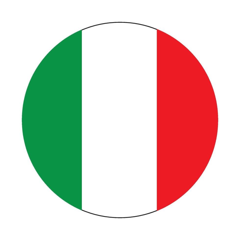 italien drapeau icône vecteur illustration conception