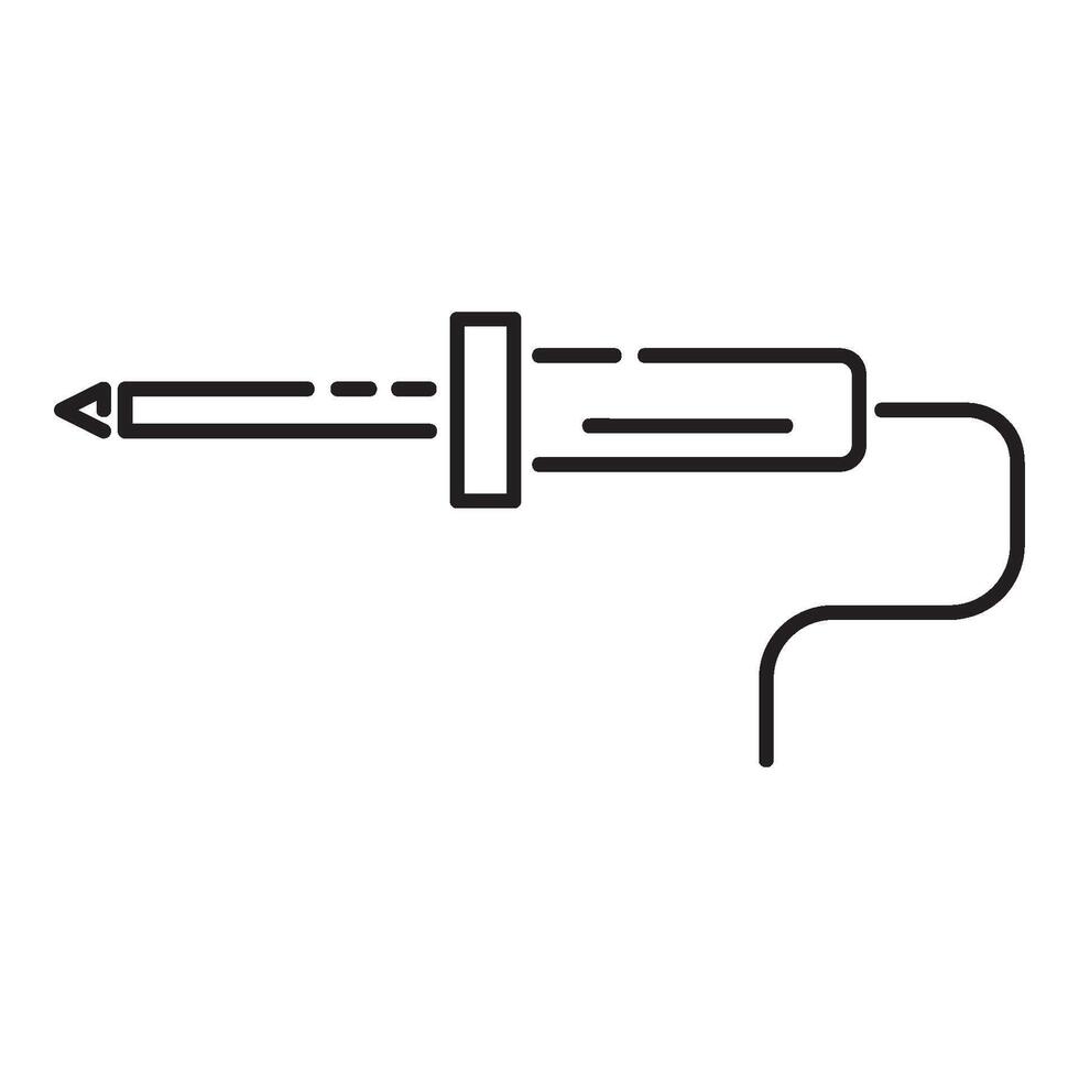 électrique soudure le fer icône logo vecteur conception modèle