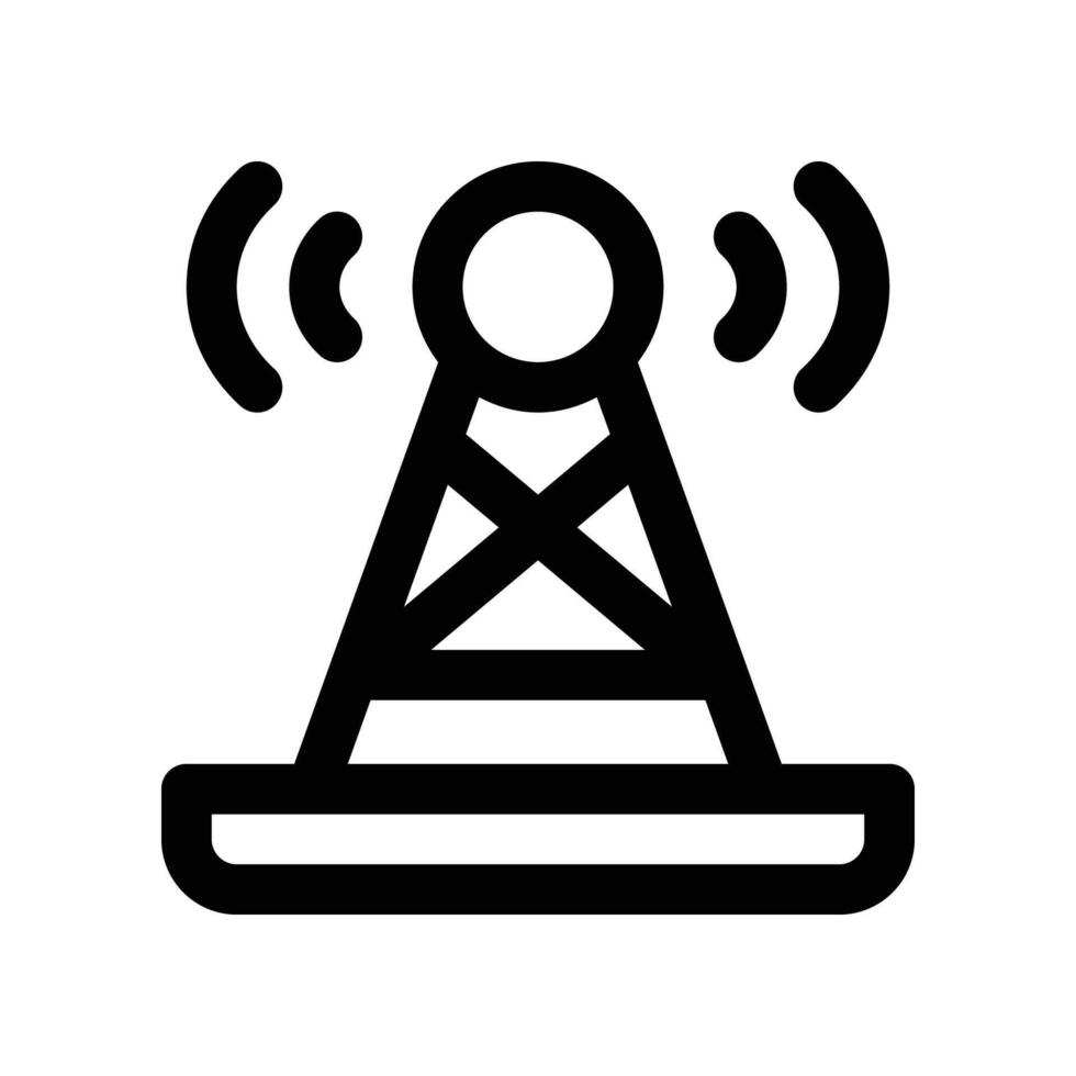 antenne icône. vecteur ligne icône pour votre site Internet, mobile, présentation, et logo conception.