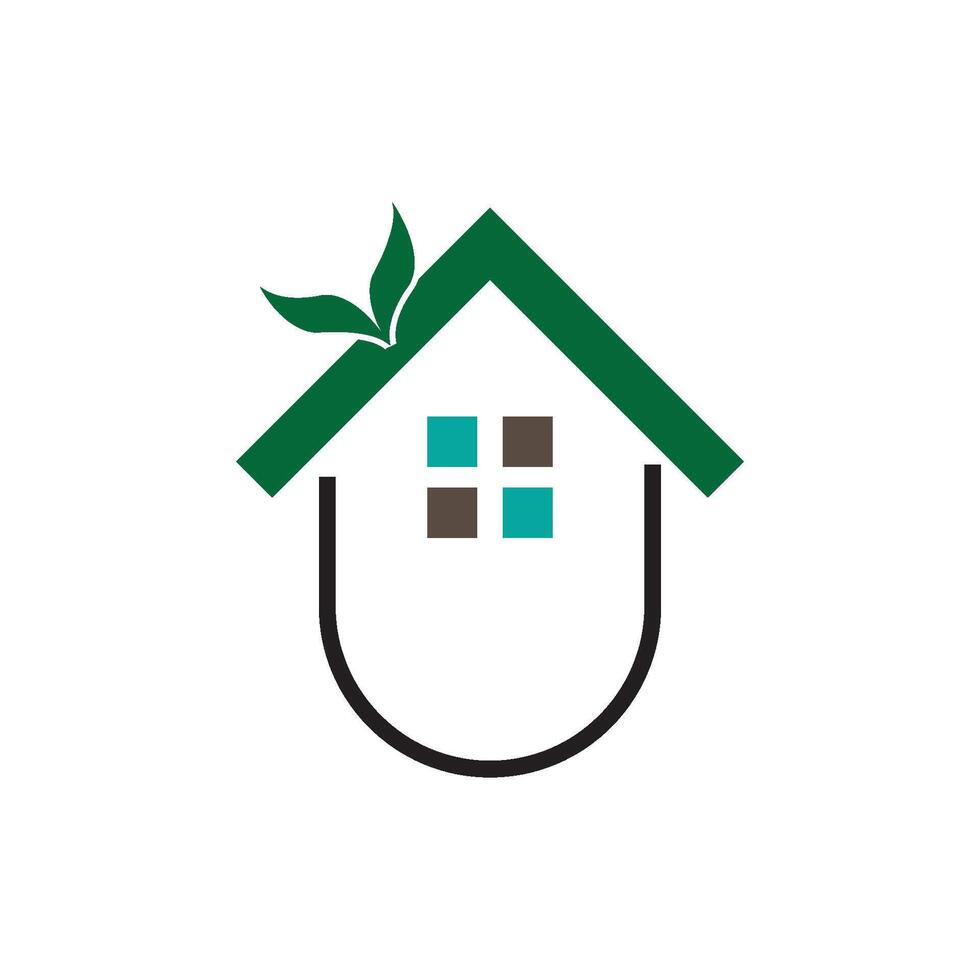 maison logo vecteur