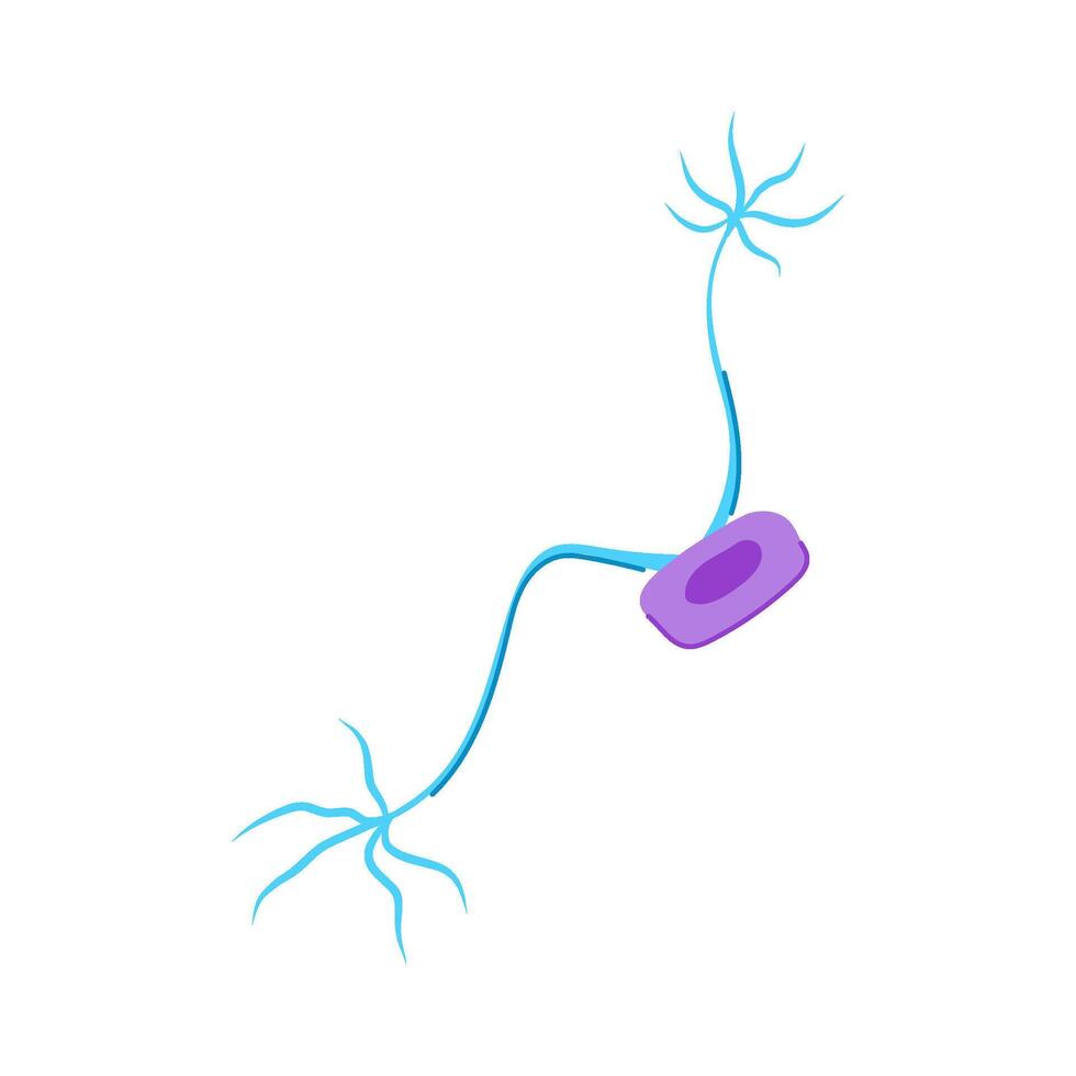 ai les neurones dessin animé vecteur illustration