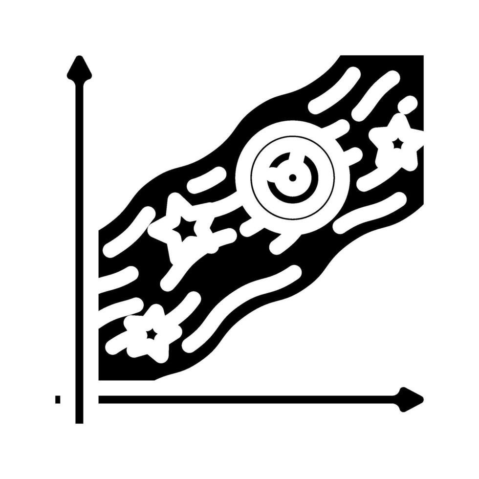 couler Etat temps la gestion glyphe icône vecteur illustration