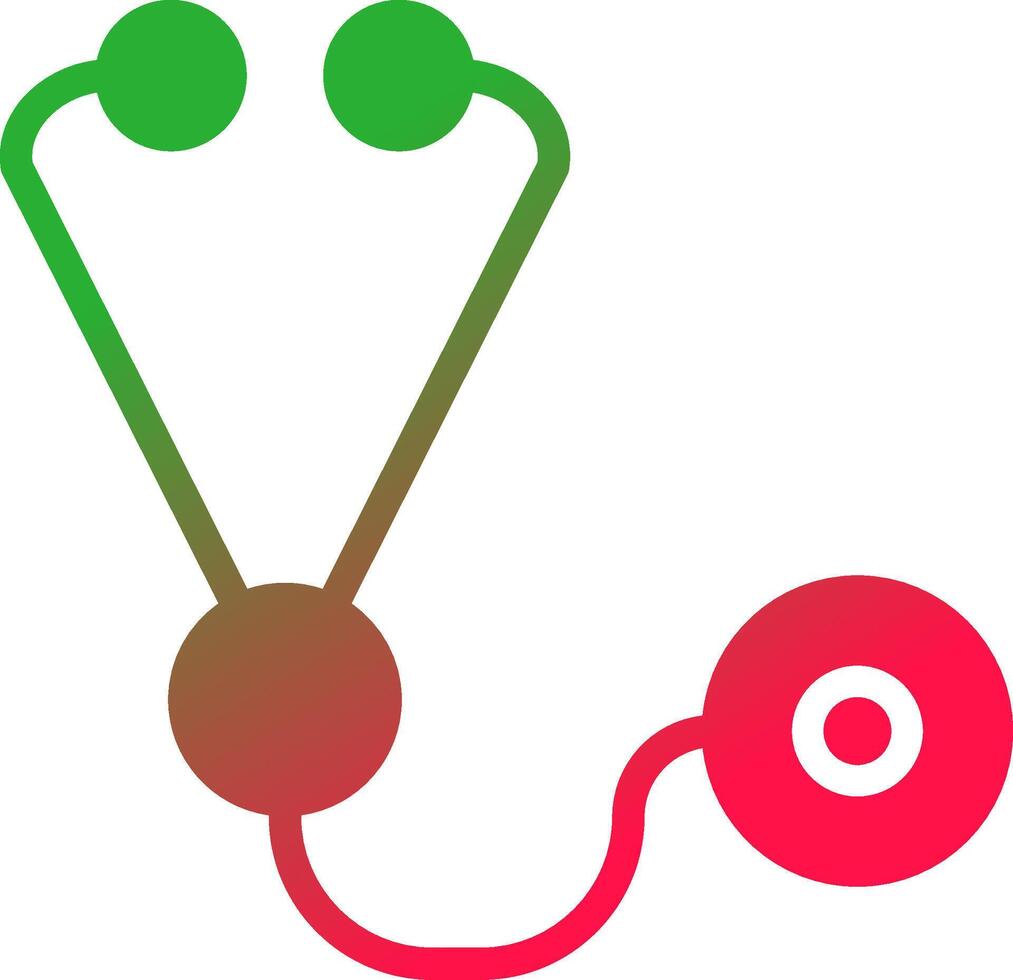 conception d'icône créative stéthoscope vecteur