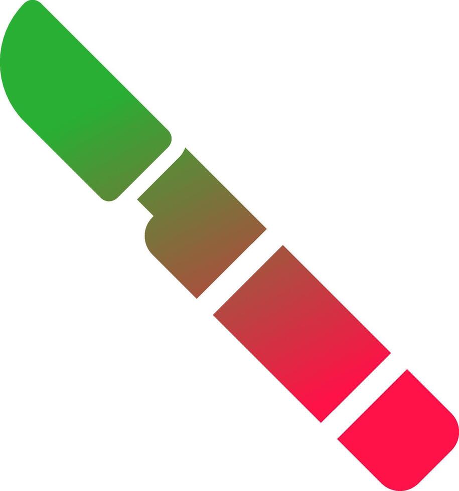 conception d'icône créative de couteau vecteur