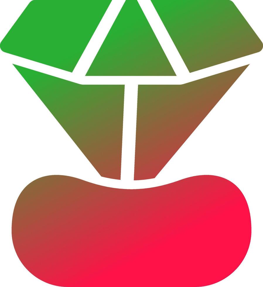 conception d'icône créative diamant vecteur