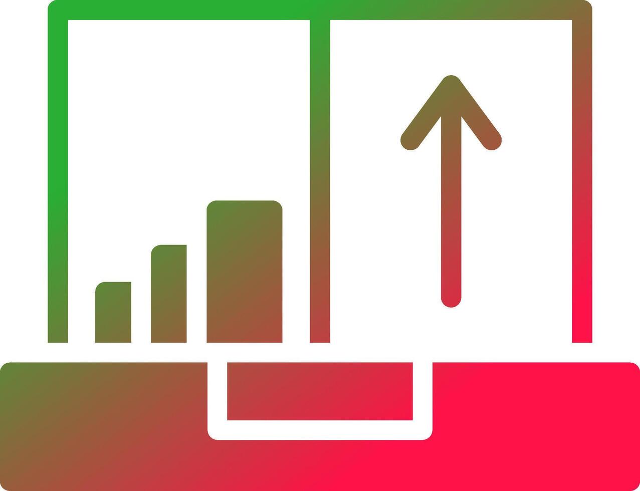 flux de clics une analyse Créatif icône conception vecteur