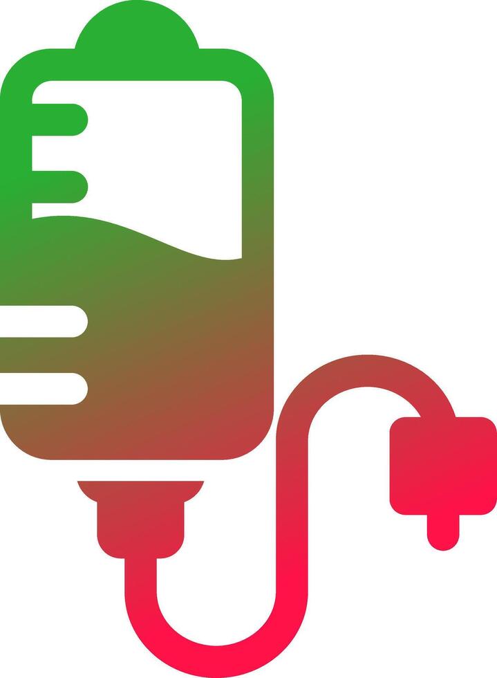 conception d'icône créative de transfusion vecteur