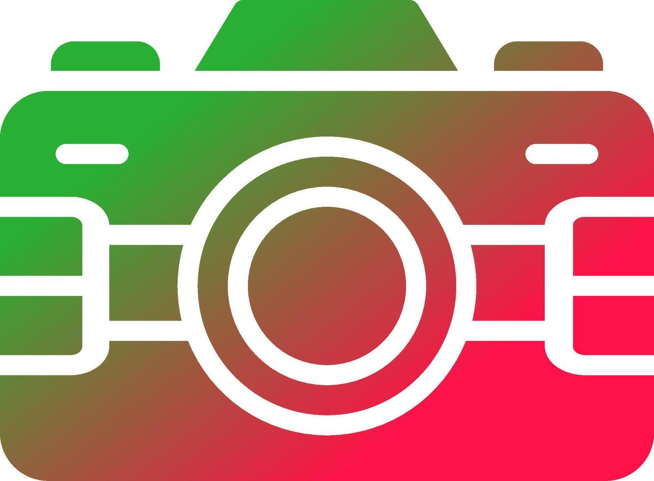 conception d'icône créative d'appareil photo photo vecteur