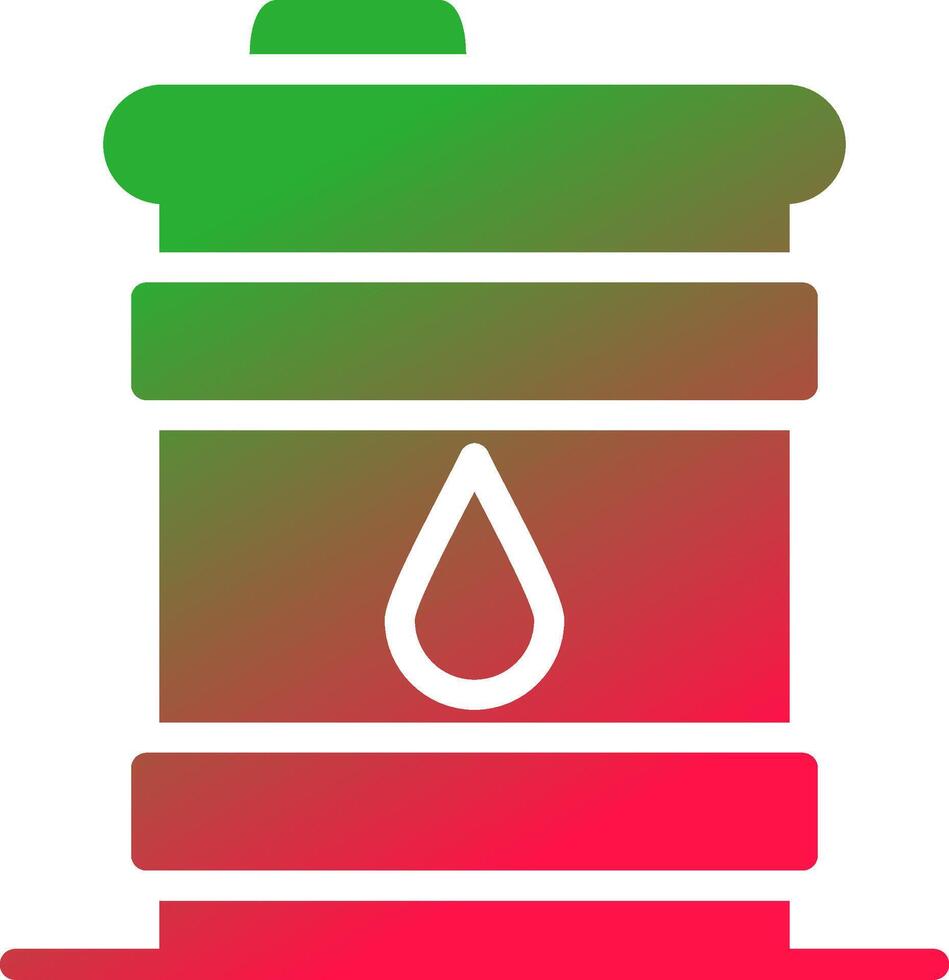 conception d'icône créative de baril de pétrole vecteur