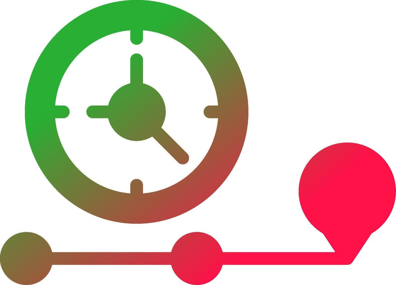 conception d'icône créative de ligne de temps vecteur