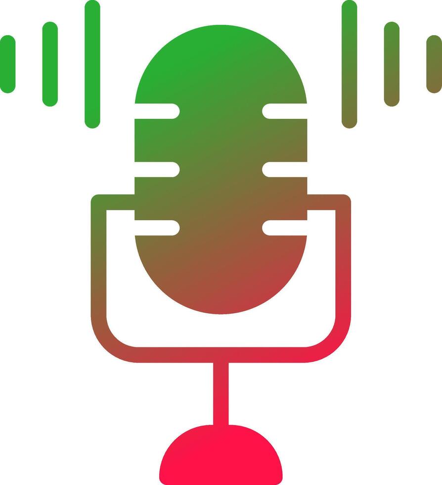 l'audio diffusion Créatif icône conception vecteur