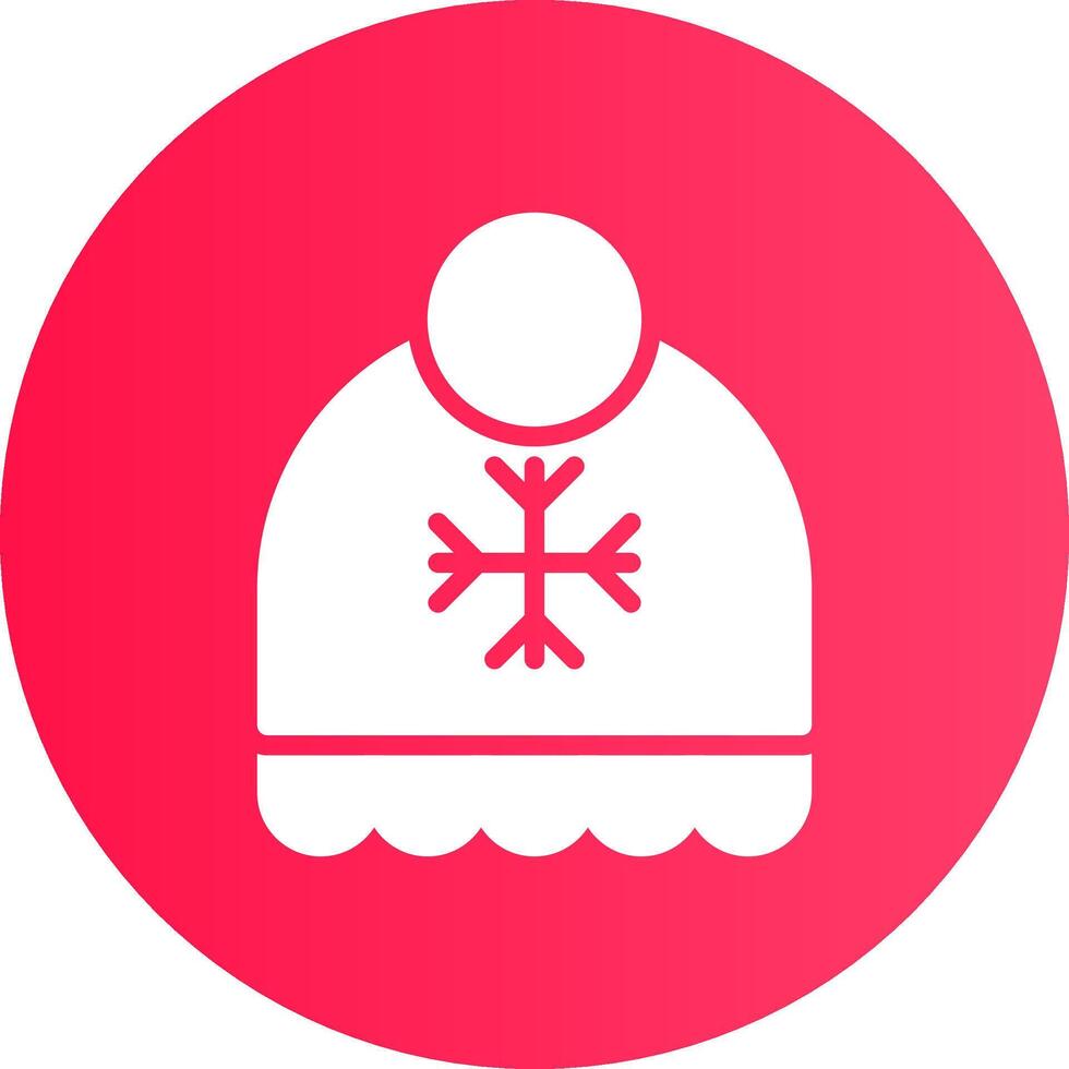 hiver chapeau Créatif icône conception vecteur