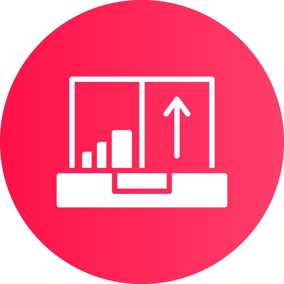 flux de clics une analyse Créatif icône conception vecteur