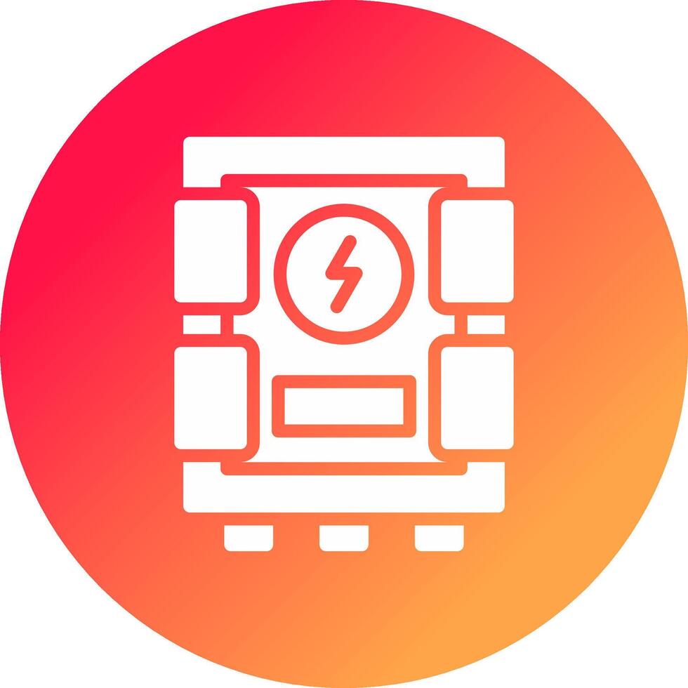 conception d'icône créative de panneau électrique vecteur