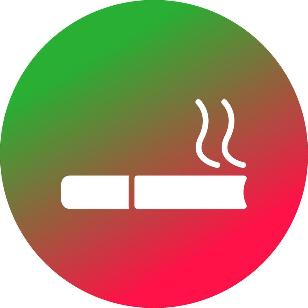 conception d'icône créative de cigarette vecteur