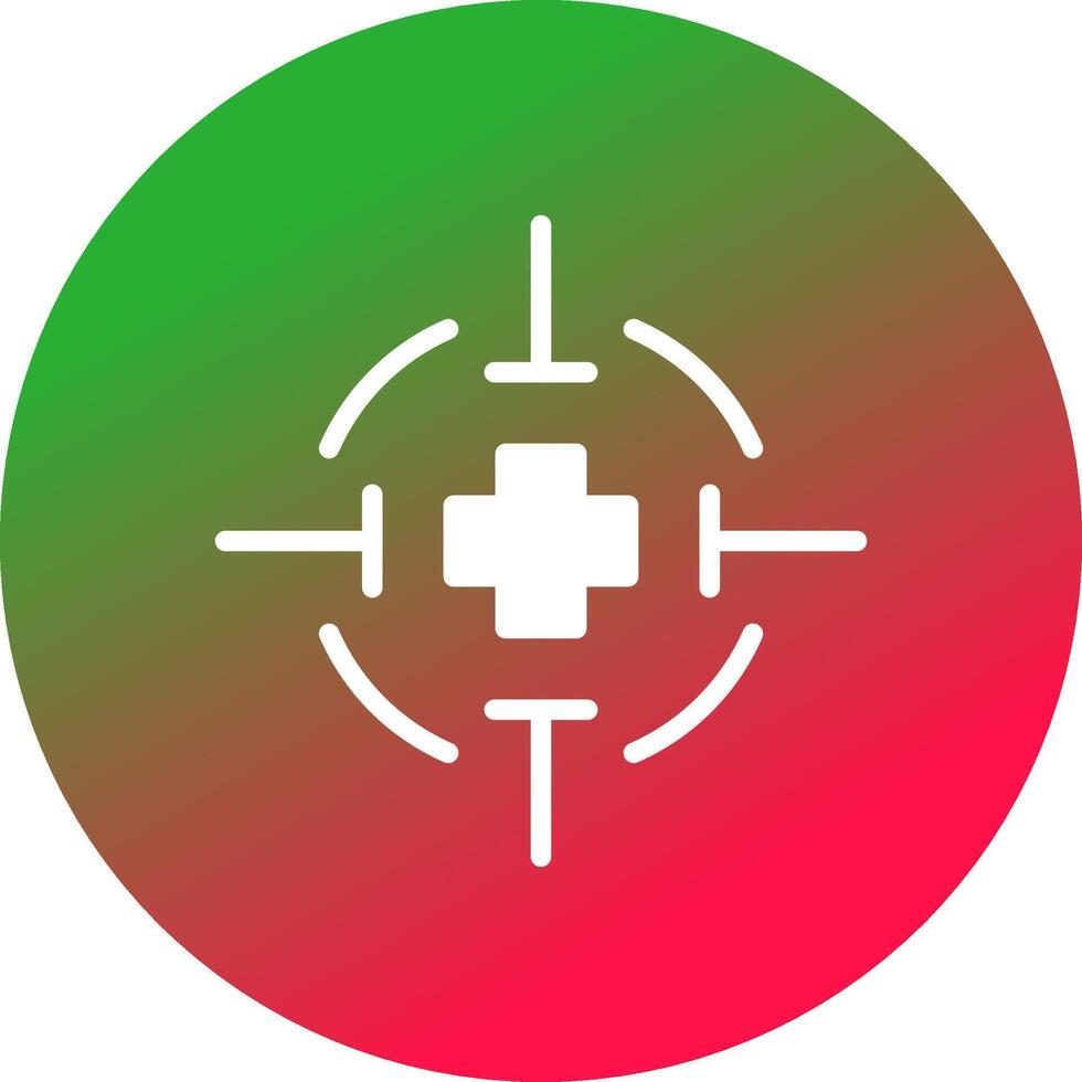 conception d'icône créative cible vecteur