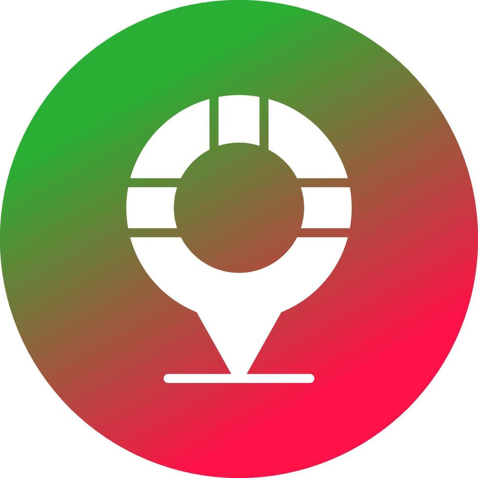 conception d'icône de création d'emplacement vecteur