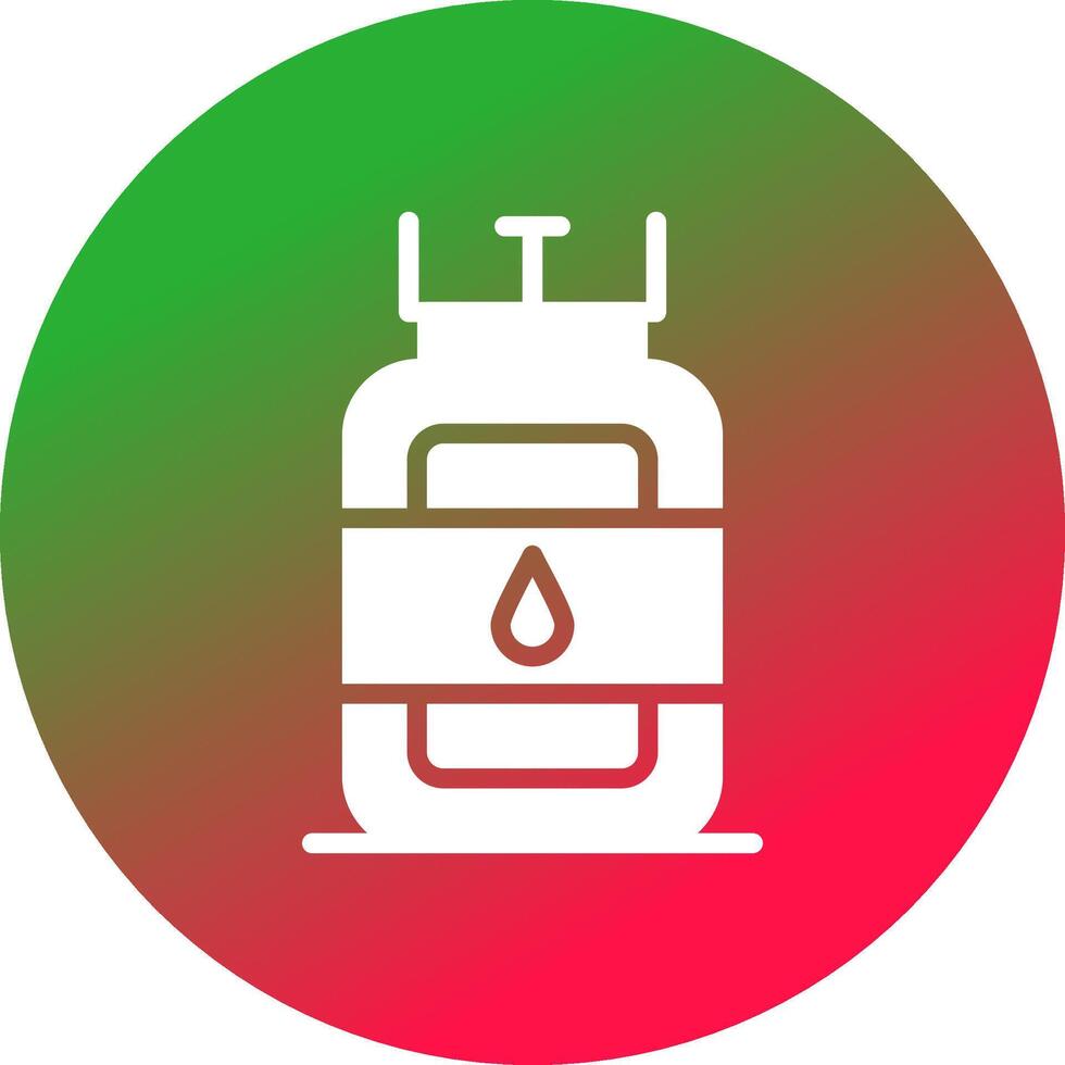 gaz cylindre Créatif icône conception vecteur