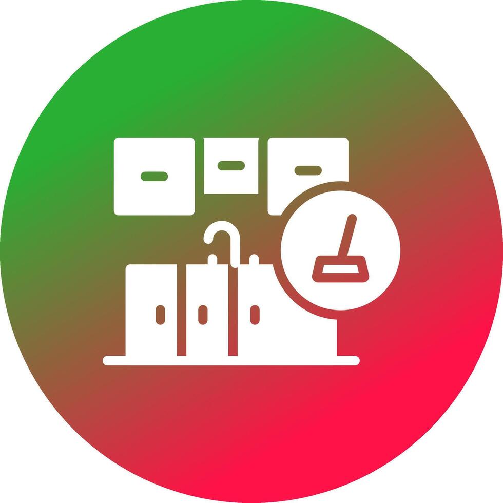 cuisine nettoyage Créatif icône conception vecteur