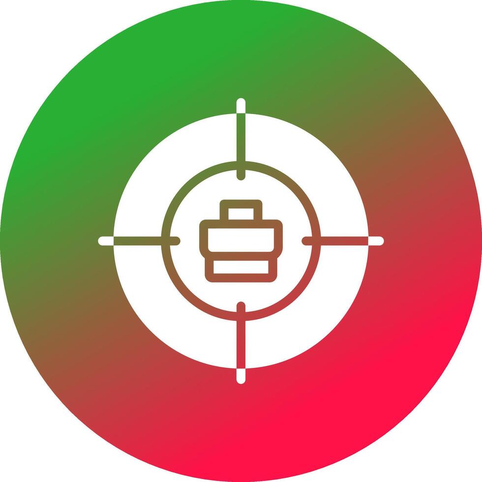 conception d'icône créative cible vecteur