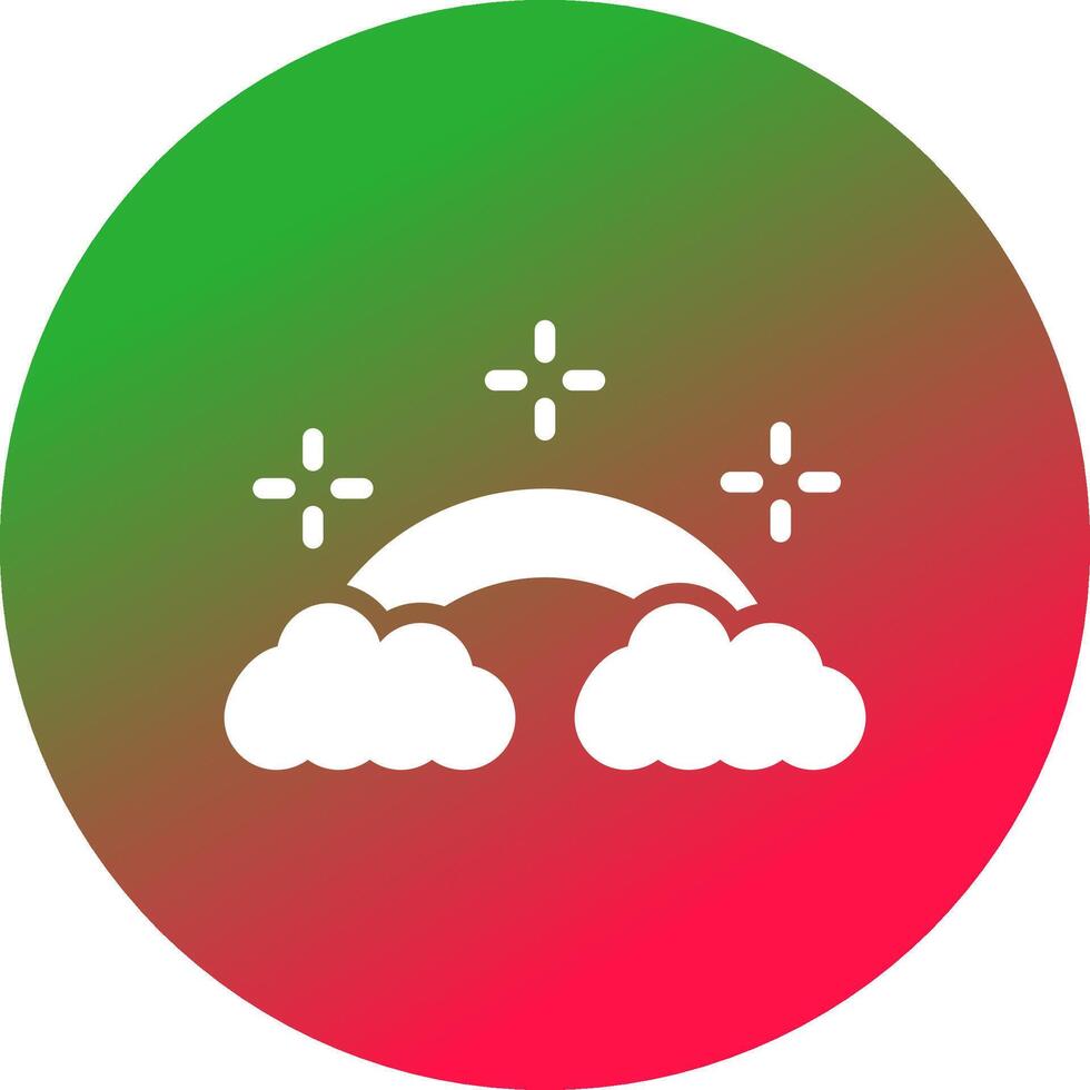 conception d'icône créative arc-en-ciel vecteur