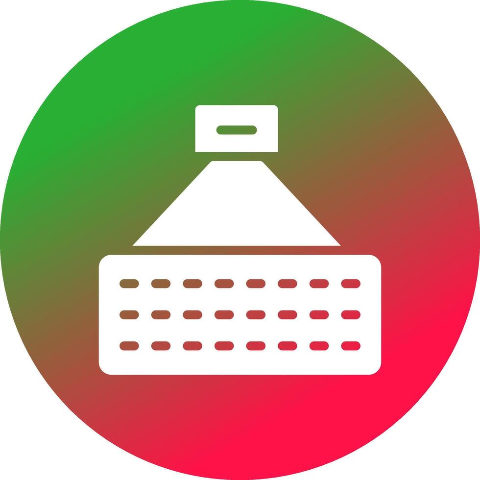 conception d'icône créative clavier laser vecteur