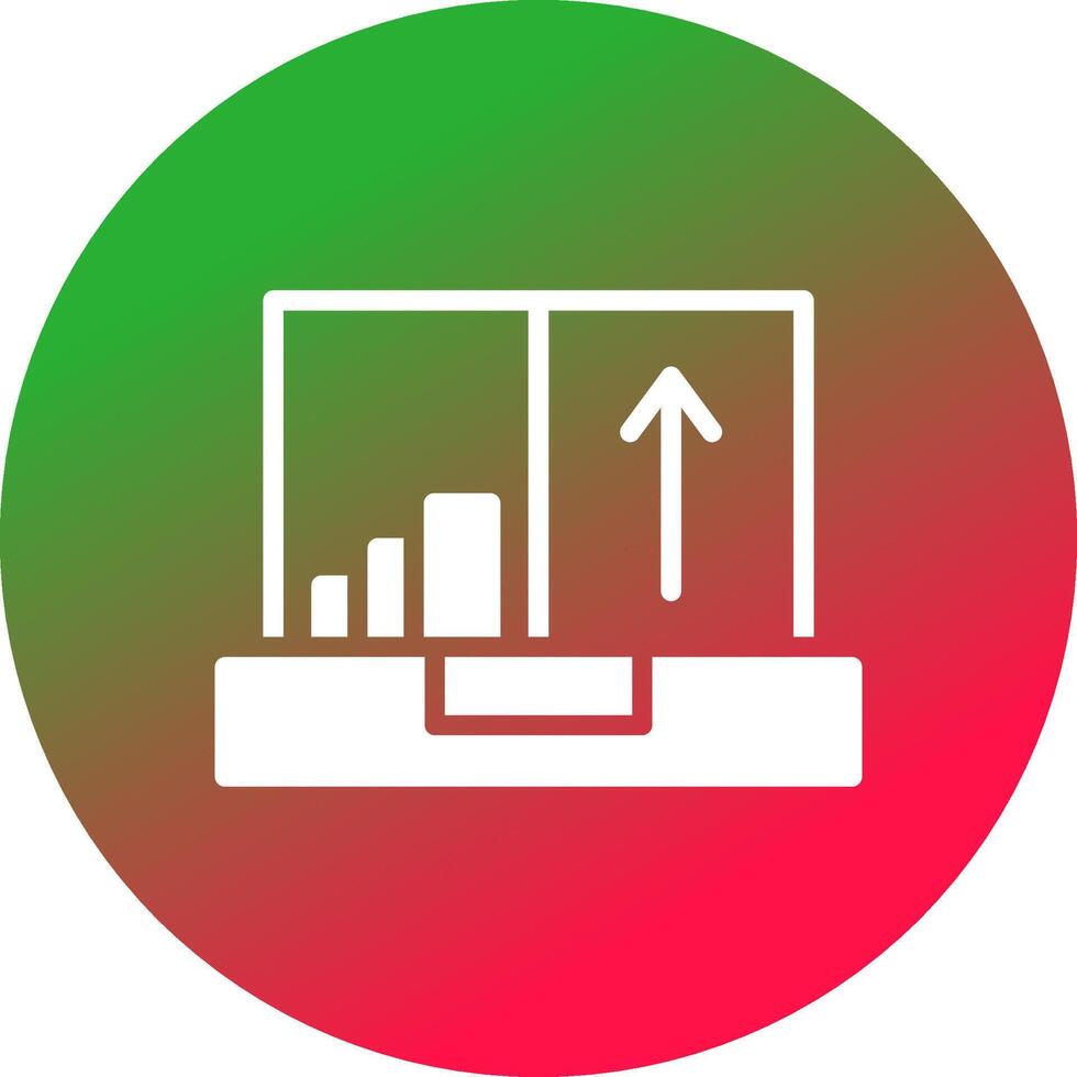 flux de clics une analyse Créatif icône conception vecteur