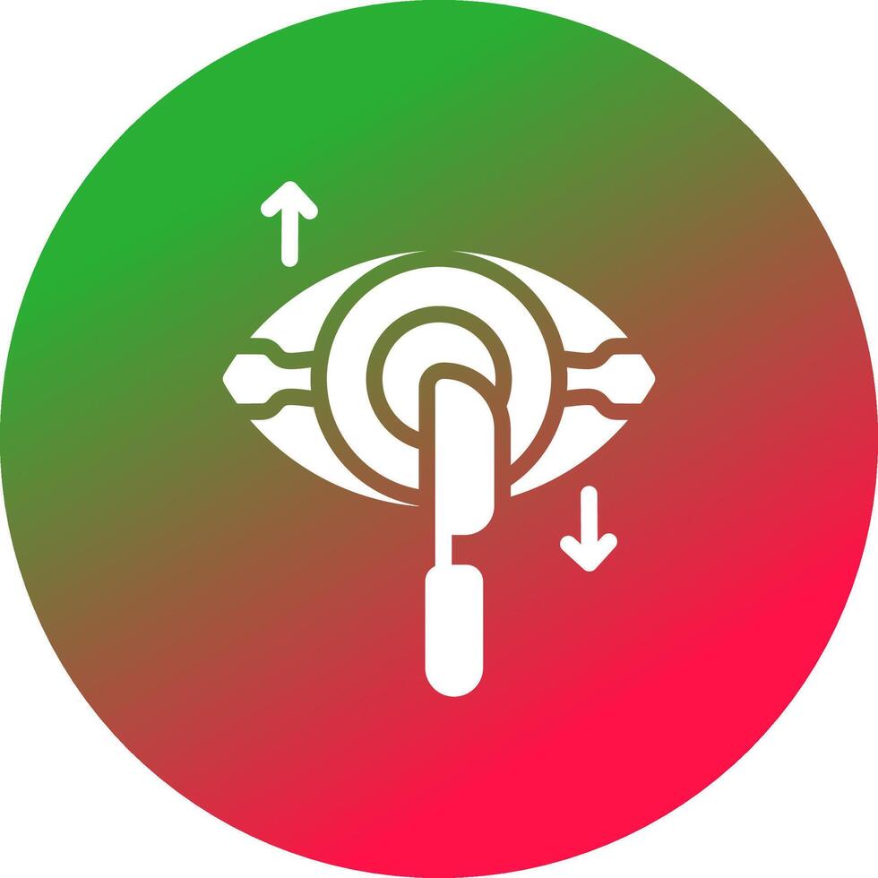 œil chirurgie Créatif icône conception vecteur