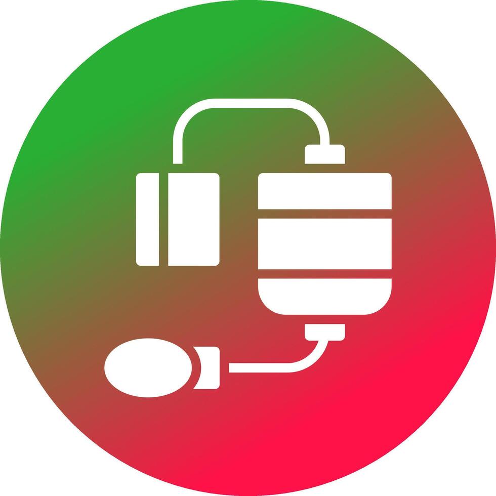 conception d'icône créative sphygmomanomètre vecteur