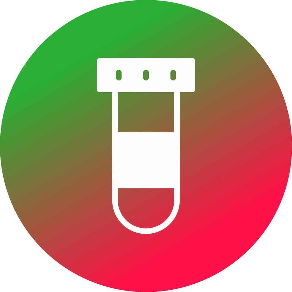 conception d'icône créative de tube à essai vecteur