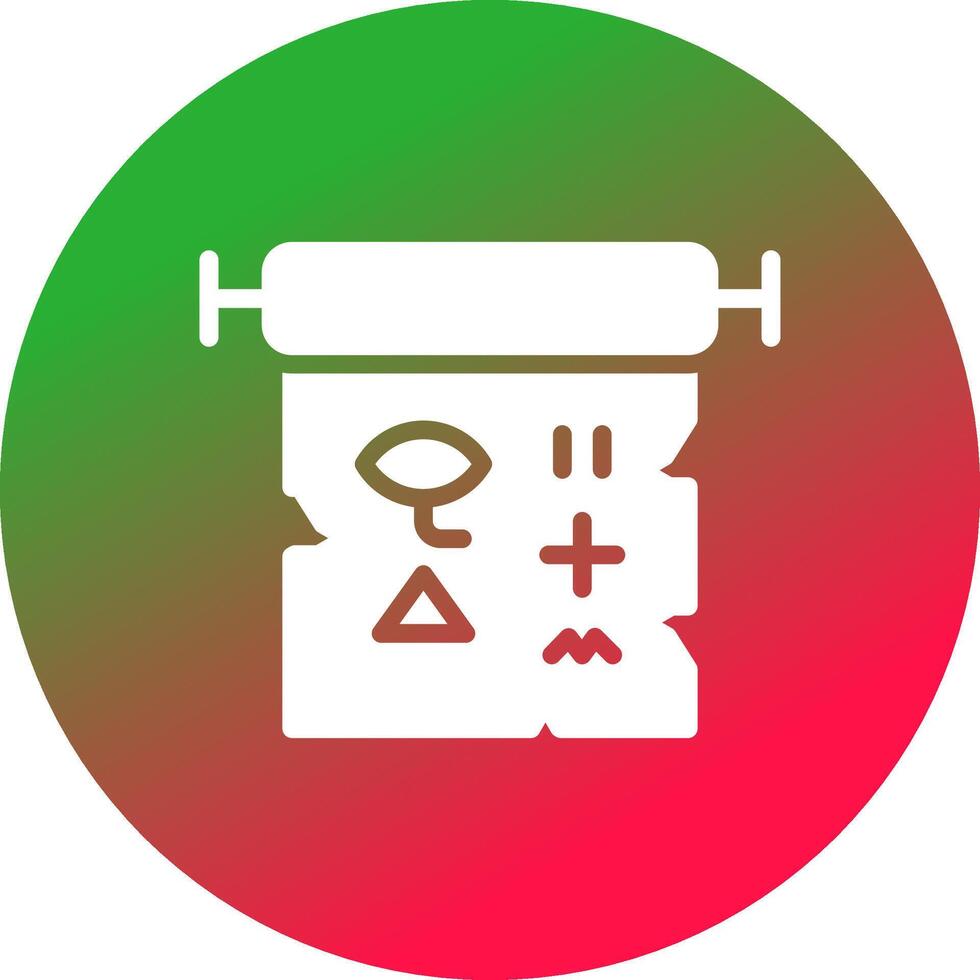 conception d'icône créative hiéroglyphe vecteur
