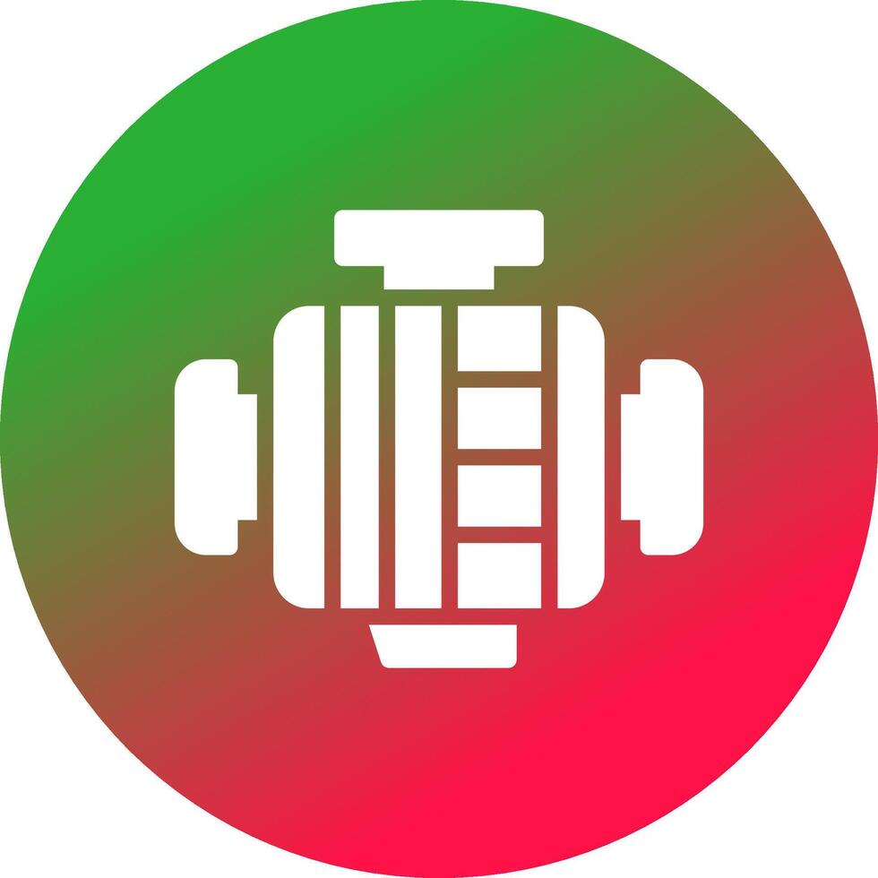 conception d'icône créative de moteur de voiture vecteur