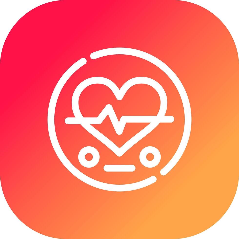 conception d'icône créative de fréquence cardiaque vecteur