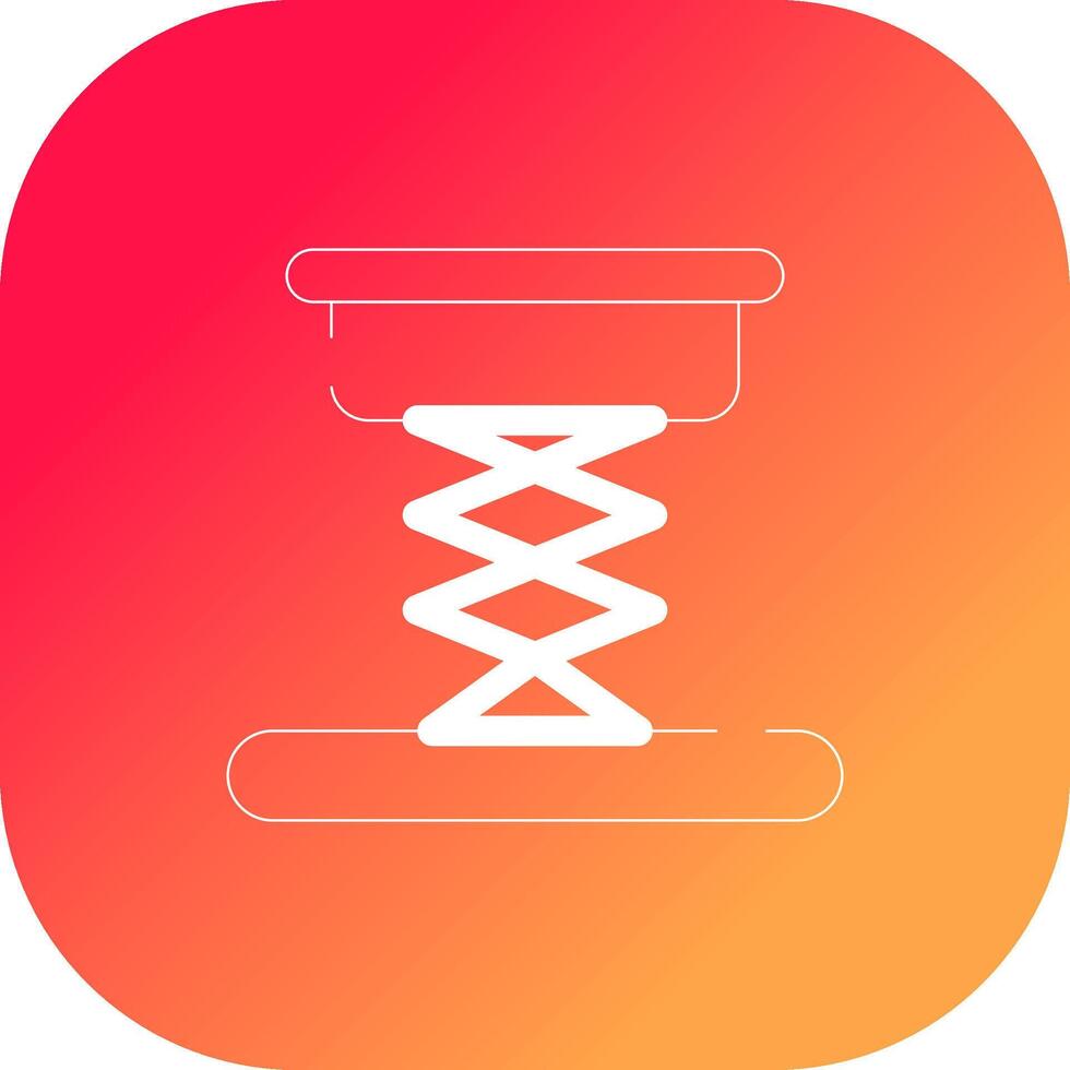 conception d'icône créative élévatrice à ciseaux vecteur