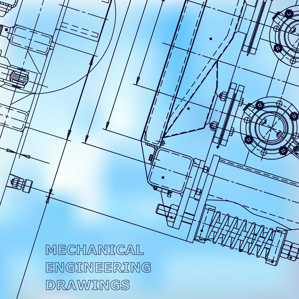 plan, croquis. illustration d'ingénierie vectorielle. couverture, flyer, bannière, arrière-plan vecteur