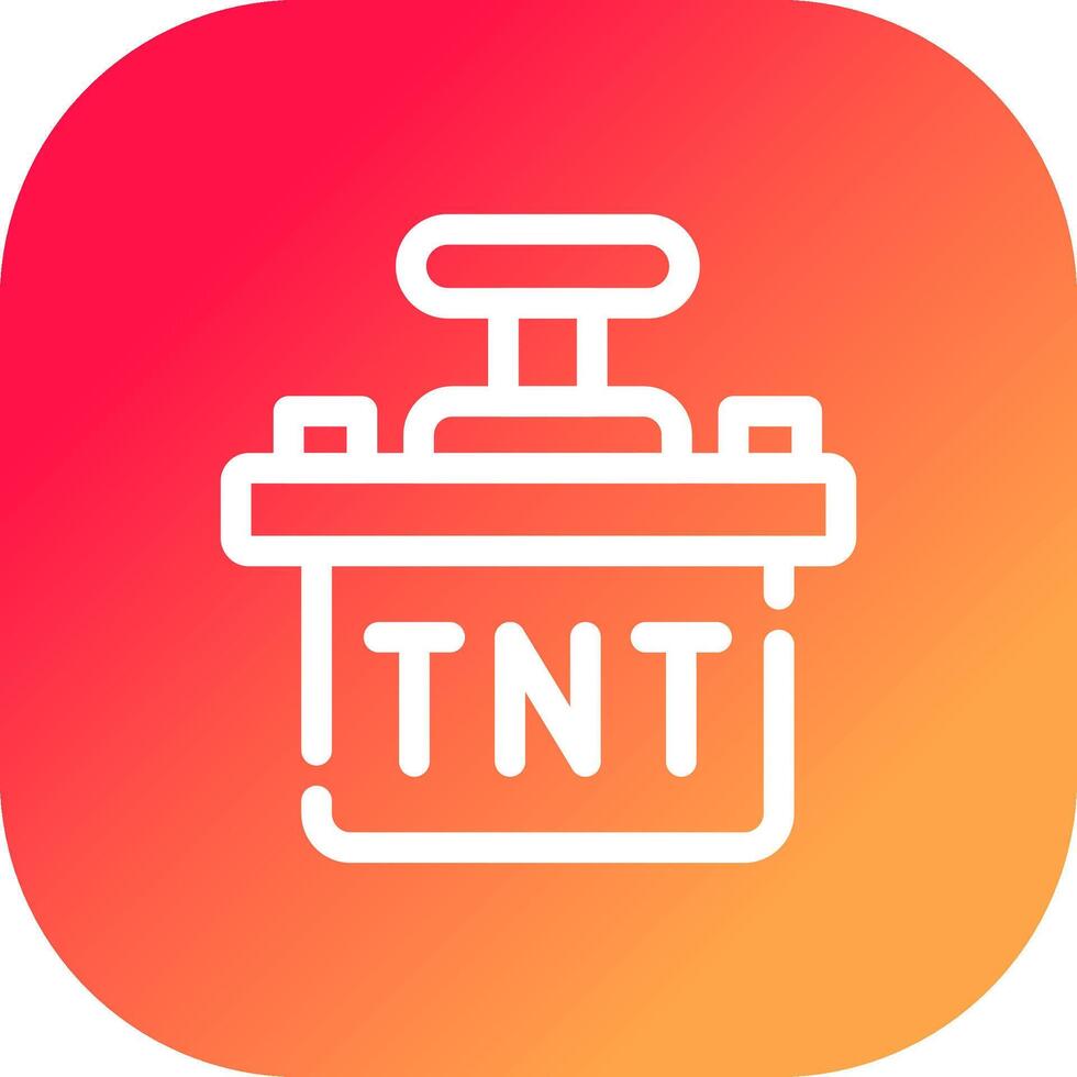 conception d'icône créative tnt vecteur