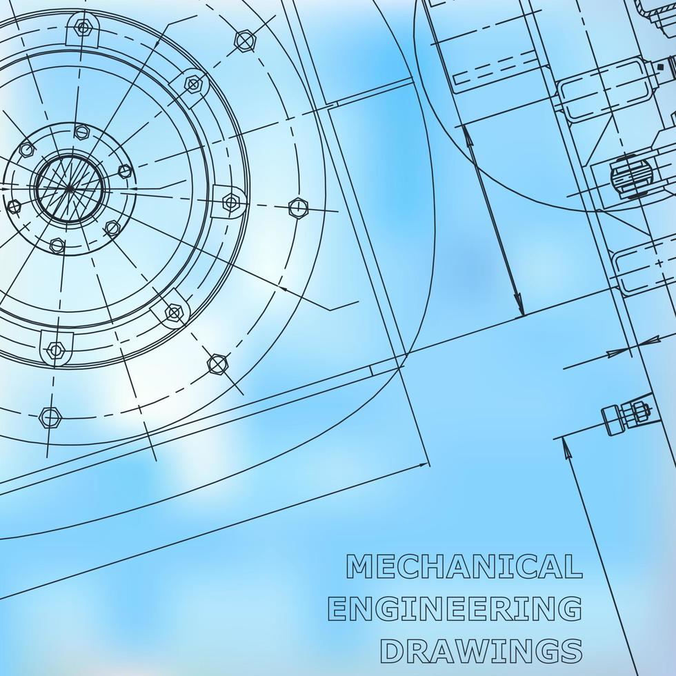 plan, croquis. illustration d'ingénierie vectorielle. couverture, flyer, bannière, arrière-plan vecteur