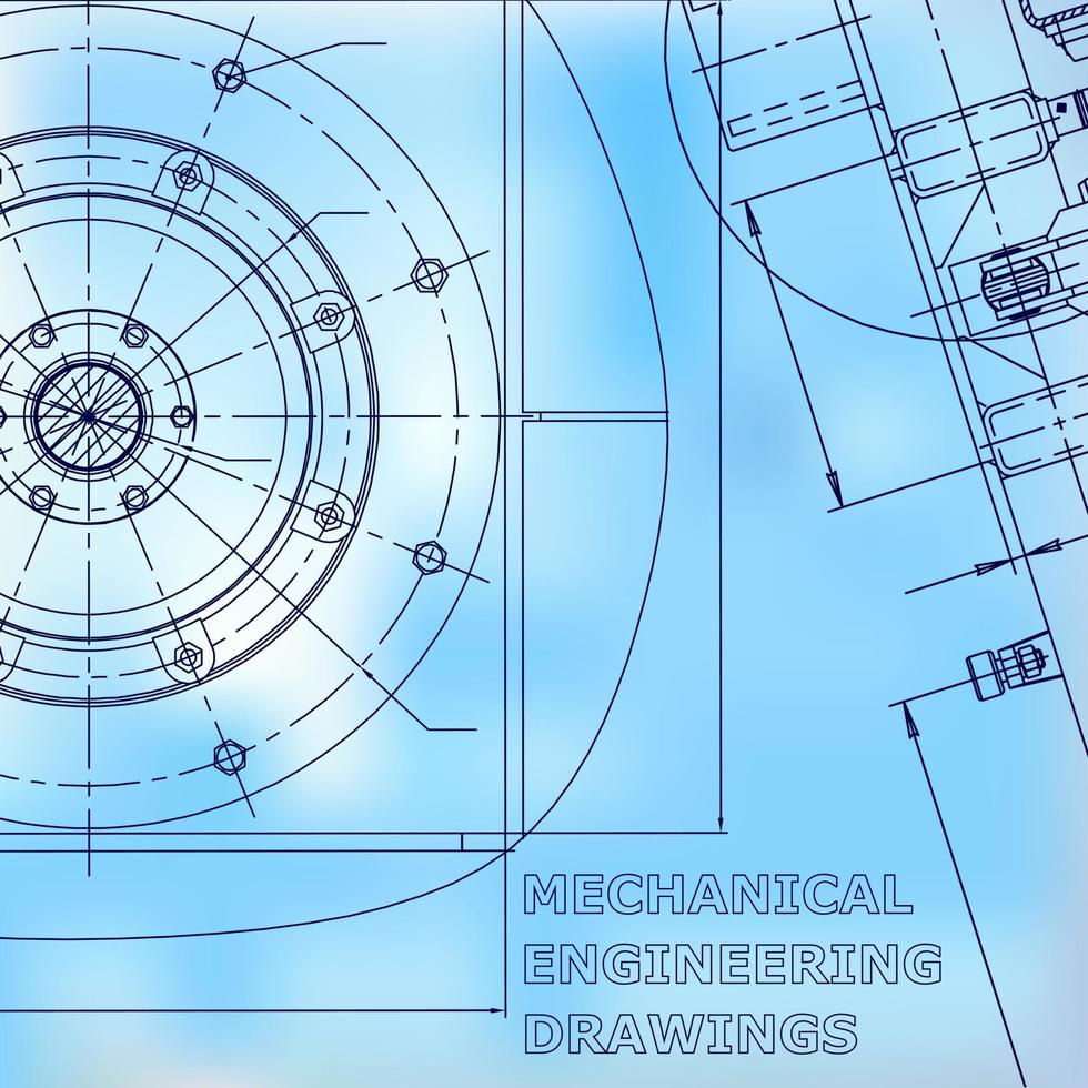 plan, croquis. illustration d'ingénierie vectorielle. couverture, flyer, bannière, arrière-plan vecteur