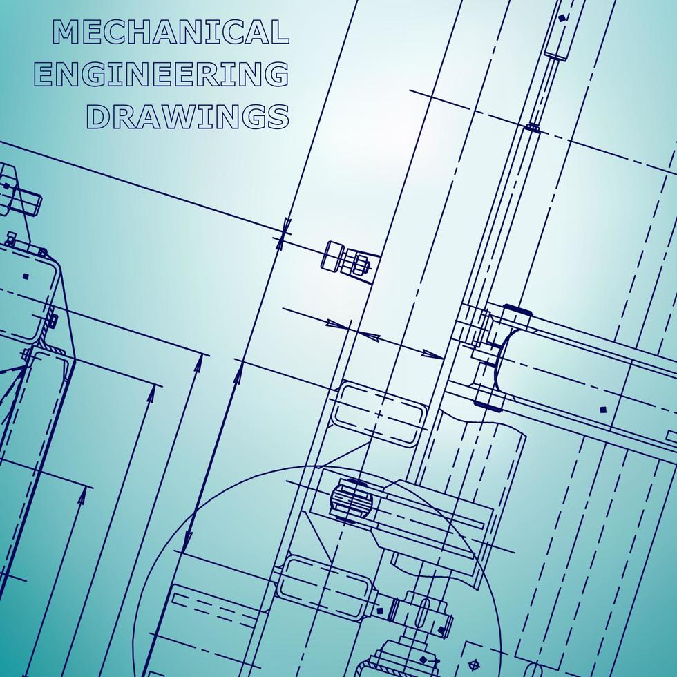 plan, croquis. illustration d'ingénierie vectorielle. couverture, flyer, bannière, arrière-plan vecteur