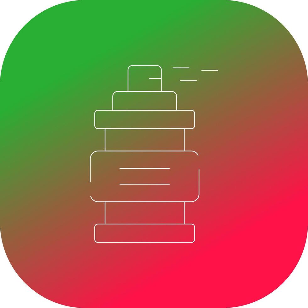 conception d'icône créative de peinture en aérosol vecteur