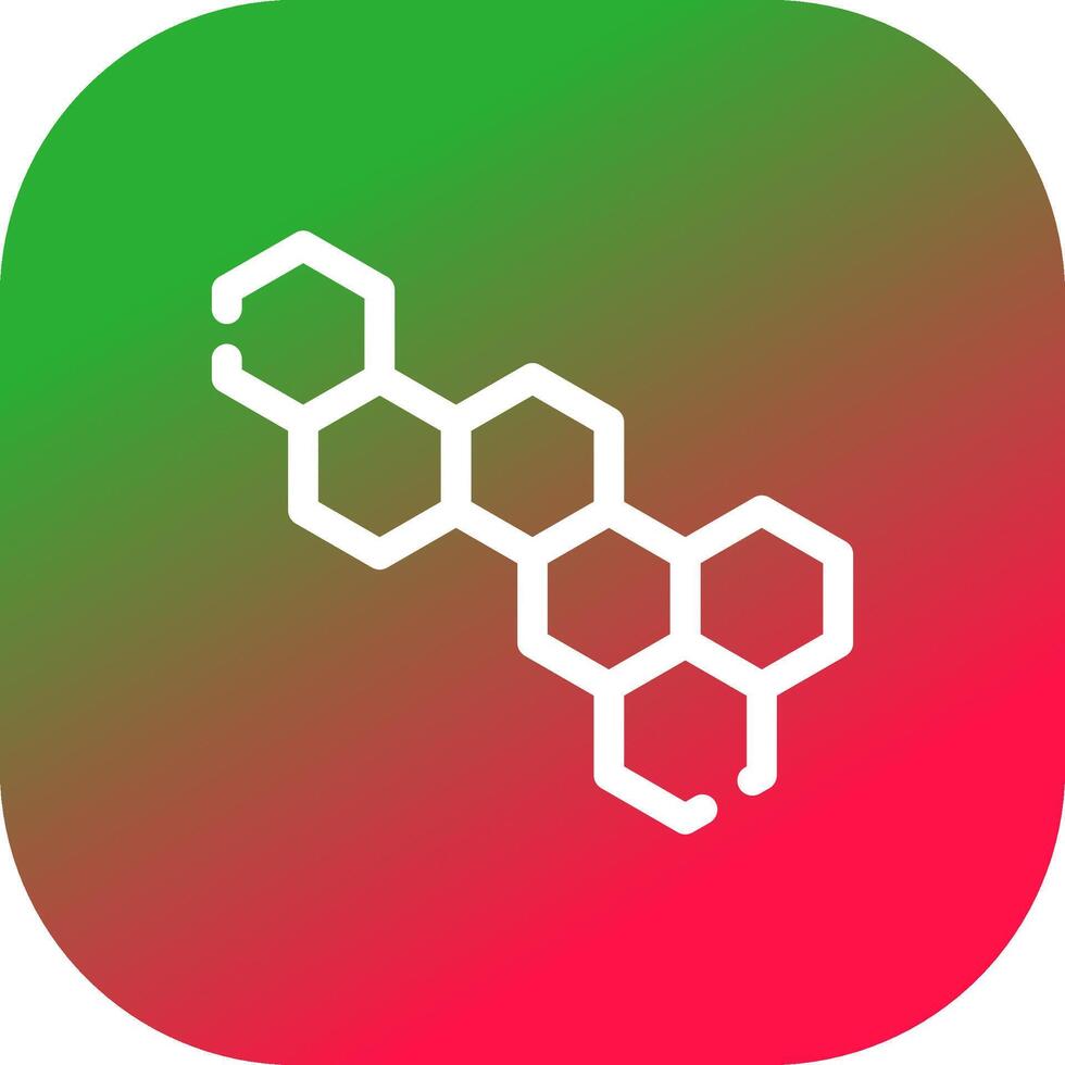 conception d'icône créative de molécule vecteur