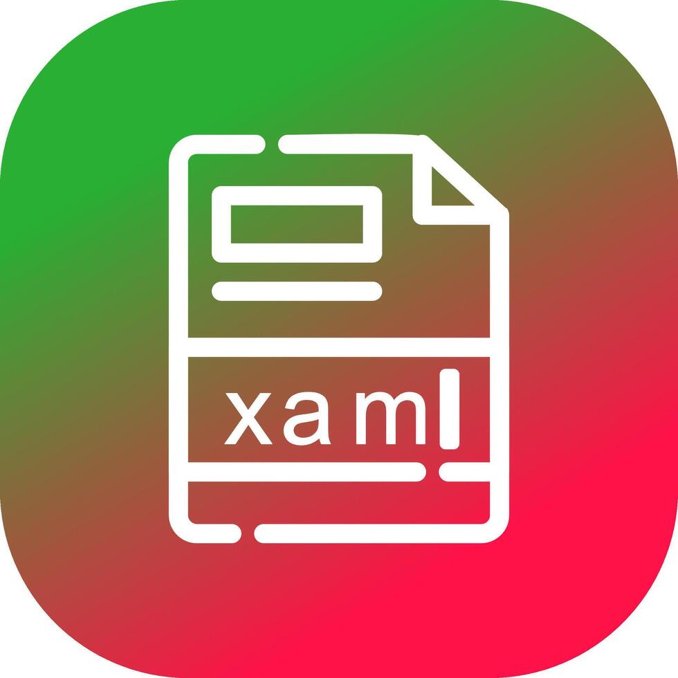 xaml Créatif icône conception vecteur