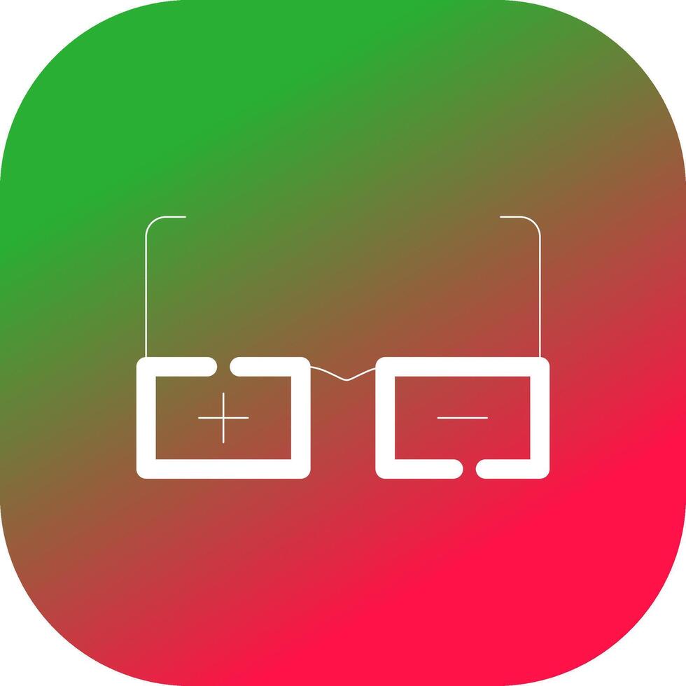 des lunettes ordonnance Créatif icône conception vecteur