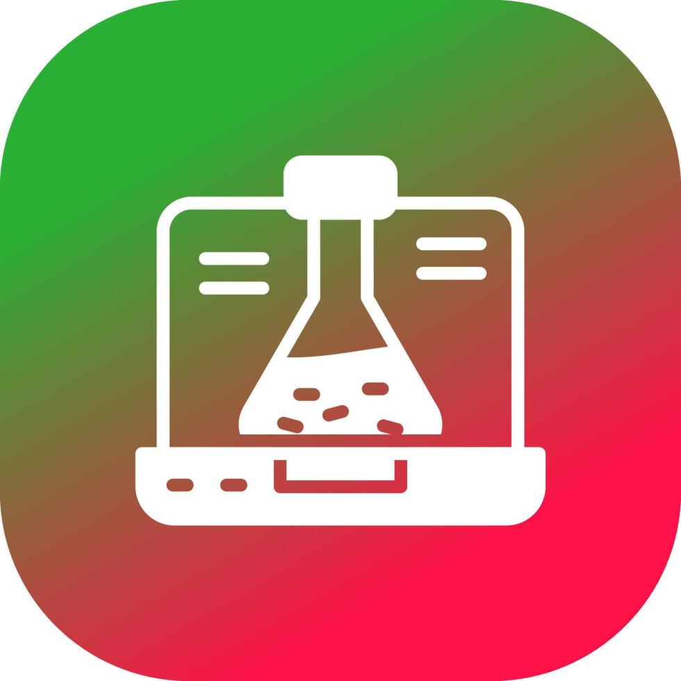 conception d'icône créative de chimie vecteur