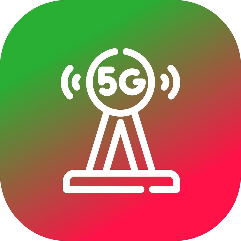 conception d'icône créative d'antenne vecteur